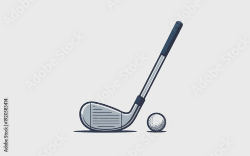 A minimalist illustration of a golf club and ball on a white background (1)_traced
