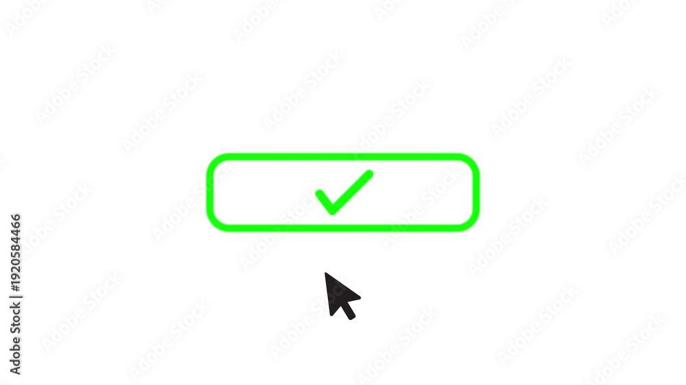 Animated in green check sign and cross sign. click on correct option ...