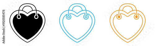 Heart shaped face masks in different colors