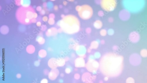 Dreamy Pastel Bokeh Motion Abstract, atmospheric visuals