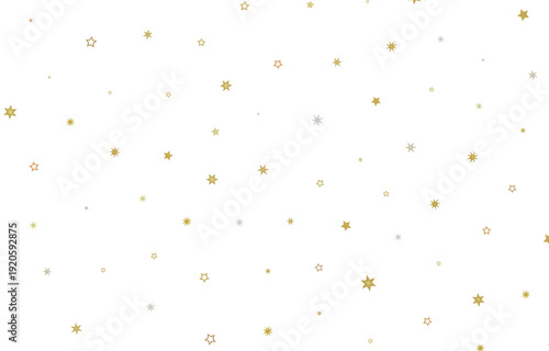 Gold and silver star backgr...