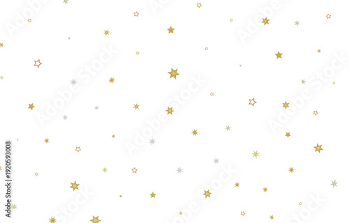 Elegant star pattern in gol...