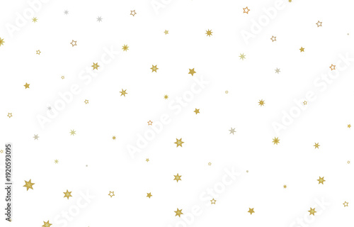 Elegant gold star pattern o...