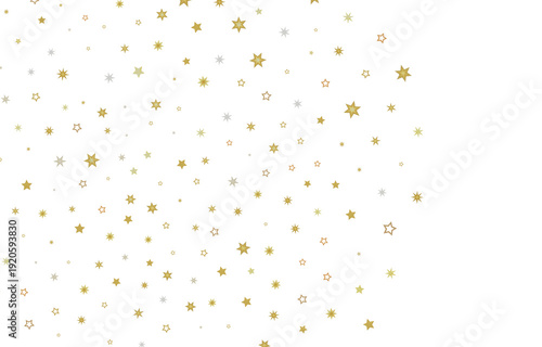 Abstract stars floating in ...
