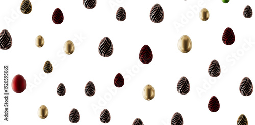 Festive Easter egg backgrou...