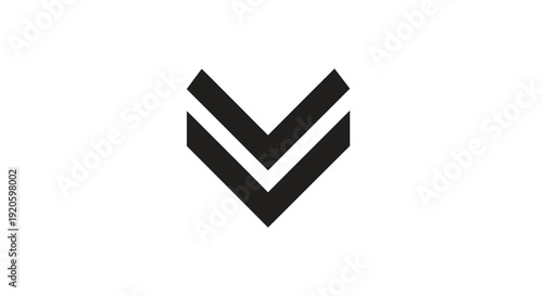 Minimalist black checkmark icon on white background.