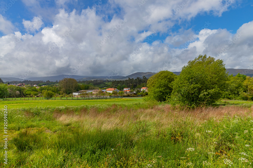 Fototapeta premium Small and typical Galician village