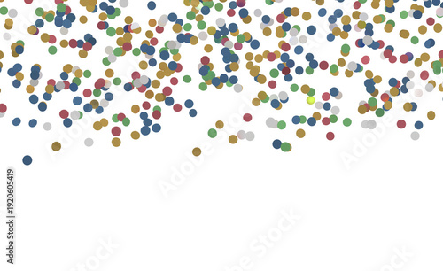 Abstract colorful confetti on white background. Perfect for holidays, birthdays, or general festive designs. Celebrate w