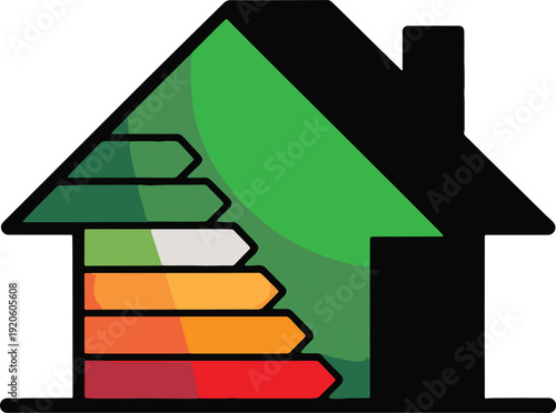 Energy efficient home with eco friendly rating system
