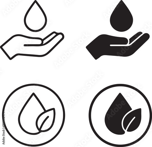 Isolated Environmental Water Care Banner, Environmental Water Care Banner poster design, Environmental Water Care Banner illustration vector, eco protection awareness campaign