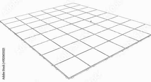 Isometric grid illustration geometric lines forming a conceptual background