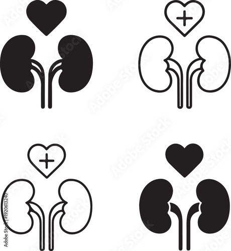 Kidney Health Campaign Icon, Kidney health campaign awareness banner design, Kidney health campaign promotion concept graphic, renal care medical advocacy banner, hospital vector