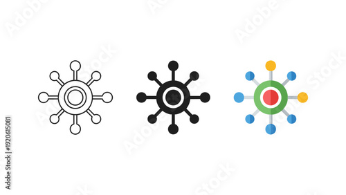 3D network nodes and connections diagram for business technology innovation and digital communication concept