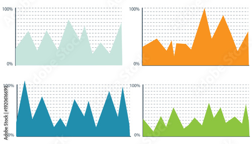 Graph icon set. Grow, growth, financial, success. Business chart with arrow. Profit growing Icon. arrow icon Set, stock vector.
