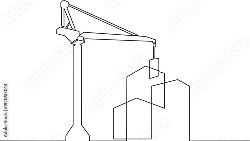 A modern desk lamp with an adjustable arm and a sleek, contemporary design Vector