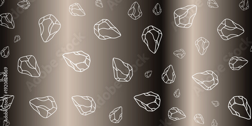 Abstract organic shapes and textures on a gradient background