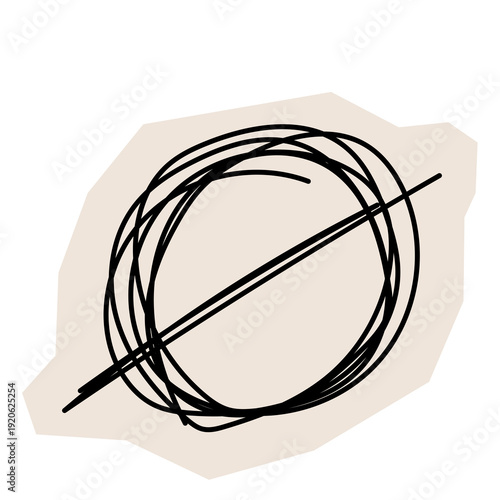 Paper Cut Out Space Plane Sketch Icon. Abstract Star Stroke Application Form. Old Monochrome Graphic Pint Texture. Abstract Cut Out Imperfect Irregular Shape Decoration Symbol Element. Vintage Style.	