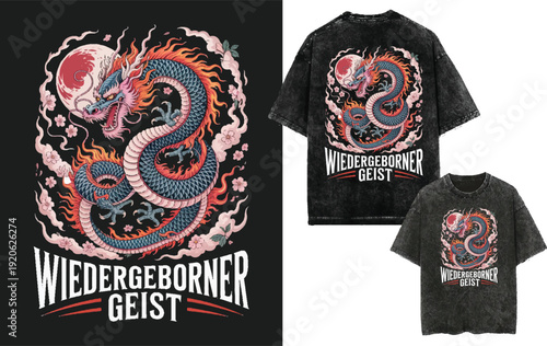 Wiedergeborner geist, t-shirt prints, posters, cands, stickers and other uses.