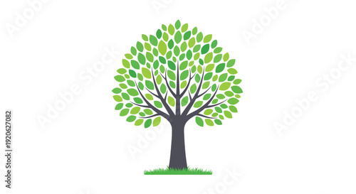 Green tree illustration