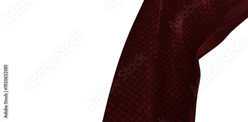 Close-up of textured burgun...