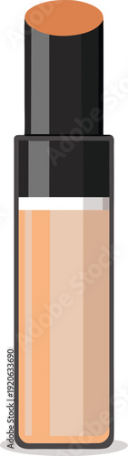 Vector illustration of a concealer isolated on transparent background