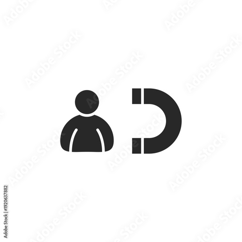 customer retention vector icon. flat sign for mobile concept and web design. Symbol, logo illustration. Vector graphics