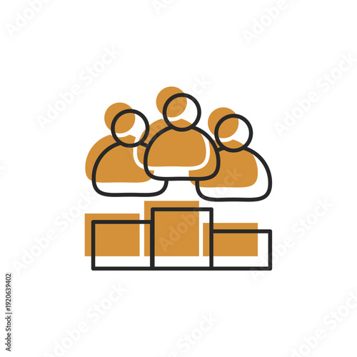 competitive advantage vector icon. flat sign for mobile concept and web design. Symbol, logo illustration. Vector graphics