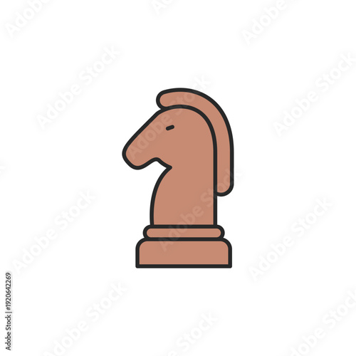 strategy vector icon. flat sign for mobile concept and web design. Symbol, logo illustration. Vector graphics