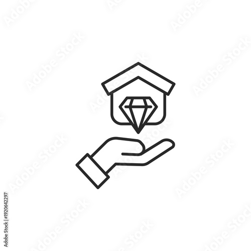 asset vector icon. flat sign for mobile concept and web design. Symbol, logo illustration. Vector graphics