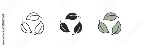 sustainability icon. Line, solid and filled outline colorful version, outline and filled vector sign. Idea Symbol, logo illustration. Vector graphics