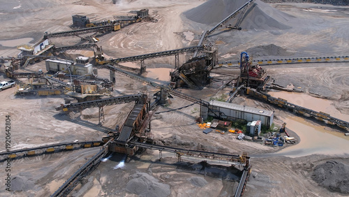 Fotografía Canadian landscape of rare earth mining site