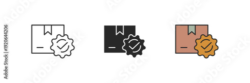 quality control icon. Line, solid and filled outline colorful version, outline and filled vector sign. Idea Symbol, logo illustration. Vector graphics