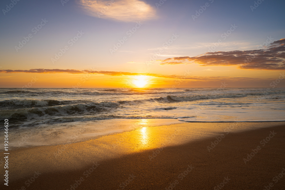 Fototapeta premium Sunrise over Ormond Beach, Florida