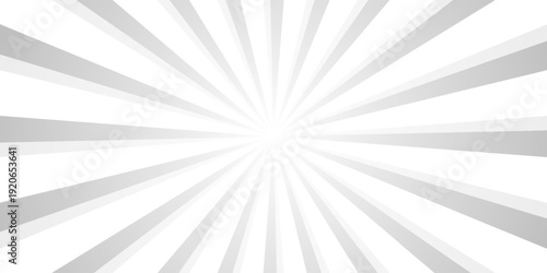 Ray sun light. Sunburst background. Radial circle line. Pattern starburst. Comic beam lines. Sun effect rays. Abstract firework. Concentration stripe. Cartoons lightning style. Vector illustration