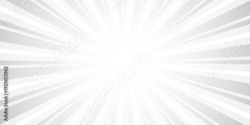 Ray sun light. Sunburst background. Radial circle line. Pattern starburst. Comic beam lines. Sun effect rays. Abstract firework. Concentration stripe. Cartoons lightning style. Vector illustration