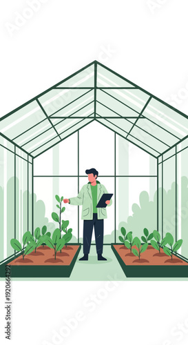 Greenhouse Cultivation Agricultural Research And Sustainable Farming Practices