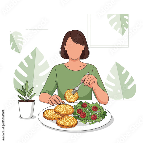 Healthy Eating And Delicious Plant Based Food