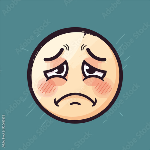 Blushing Embarrassed Face Emoji