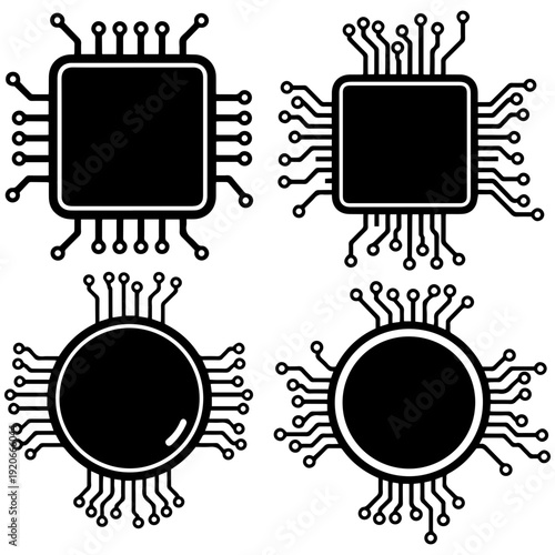 Microchip components for advanced technology and electronics