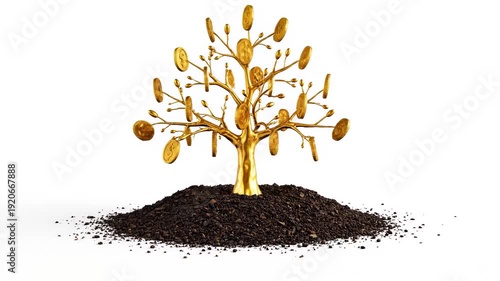 Golden Money Tree animation