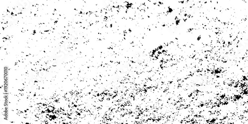 Rust and dirt overlay black and white texture. Grainy urban illustration design. Abstract vector noise. Abstract grunge texture on distress wall vector illustration.