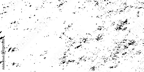 Rust and dirt overlay black and white texture. Grainy urban illustration design. Abstract vector noise. Abstract grunge texture on distress wall vector illustration.