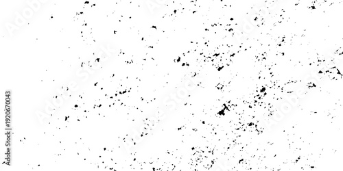 Rust and dirt overlay black and white texture. Grainy urban illustration design. Abstract vector noise. Abstract grunge texture on distress wall vector illustration.