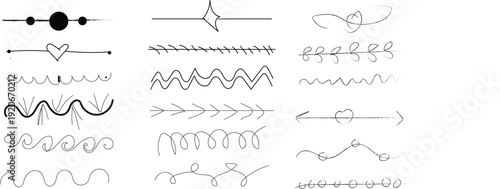 Collection of various ecg and eeg waveform patterns
