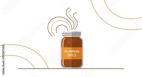 Jar Of Pumpkin Spice: An Appetizing And Aromatic Autumnal Ingredient