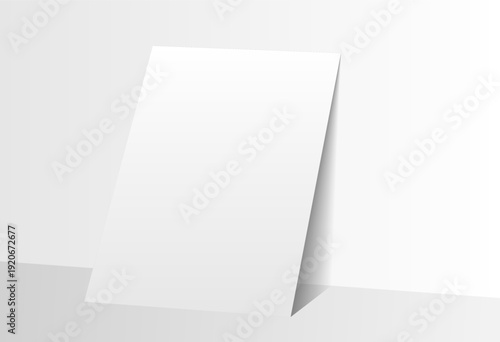 mockup poster with shadow blinds from window mock up sheet