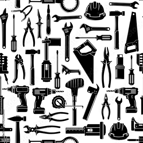 Set of Hand Tools and Power Tools