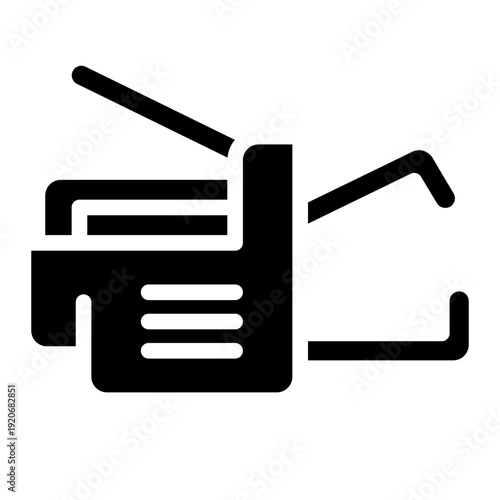 Spot welding  glyph style vector illustration
