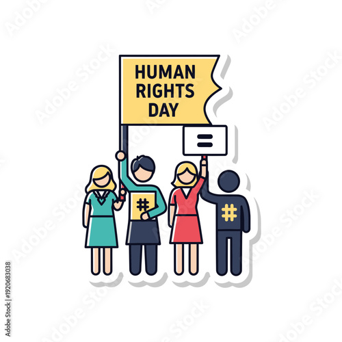 Human Rights Day Protest