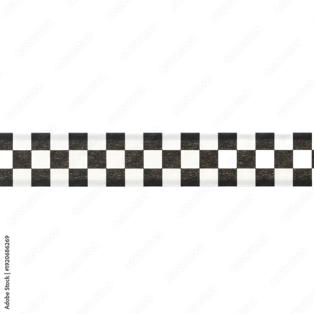 Obraz premium Checkerboard pattern tape